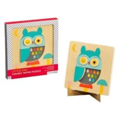 Jouets En Bois Puzzle Hibou PetitCollage® - Jouets En Bois Petit Collage® -Bois Jouets Magasin jouets en bois puzzle hibou petitcollage jouets en bois petit collage 2
