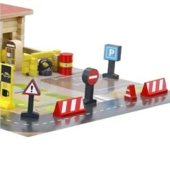 Jouets En Bois Station Service 80 Pcs Jeujura® | Ref: 8221 - Jouets De Construction -Bois Jouets Magasin jouets en bois station service 80 pcs jeujura ref 8221 jouets de construction 2