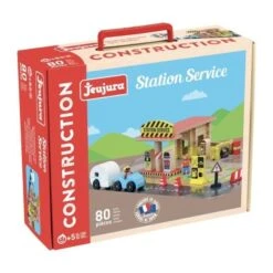 Jouets En Bois Station Service 80 Pcs Jeujura® | Ref: 8221 - Jouets De Construction -Bois Jouets Magasin jouets en bois station service 80 pcs jeujura ref 8221 jouets de construction 4