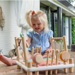 Jouets En Bois Table Musicale Carré Pastel I'm Toy® - Table Musicale Bébé -Bois Jouets Magasin jouets en bois table musicale carre pastel i m toy porteur en bois 4