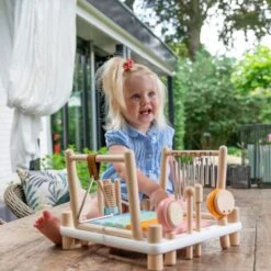 Jouets En Bois Table Musicale Carré Pastel I'm Toy® - Table Musicale Bébé -Bois Jouets Magasin jouets en bois table musicale carre pastel i m toy porteur en bois 5