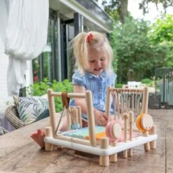 Jouets En Bois Table Musicale Carré Pastel I'm Toy® - Table Musicale Bébé -Bois Jouets Magasin jouets en bois table musicale carre pastel i m toy porteur en bois 7