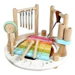 Jouets En Bois Table Musicale Pastel I'm Toy® - Porteur En Bois -Bois Jouets Magasin jouets en bois table musicale pastel i m toy porteur en bois 2
