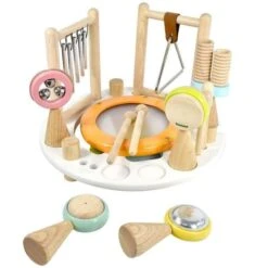 Jouets En Bois Table Musicale Pastel I'm Toy® - Porteur En Bois -Bois Jouets Magasin jouets en bois table musicale pastel i m toy porteur en bois 3