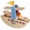 Jouets En Bois Toboggan à Billes 'Bateau à Bascule' HABA® - Jouet Circuit Billes -Bois Jouets Magasin jouets en bois toboggan a billes bateau a bascule haba jouet circuit billes