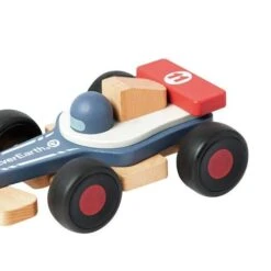 Jouets En Bois Voiture De Course F1 Everearth® - Petite Voiture -Bois Jouets Magasin jouets en bois voiture de course f1 everearth petite voiture 3