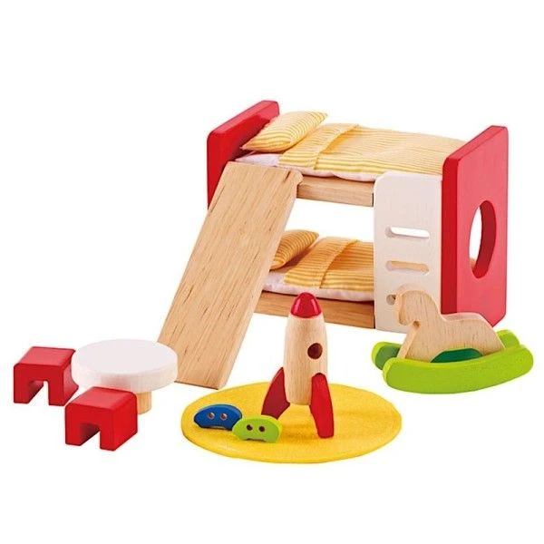 Jouets En Bois Maison De Poupées Accessoires 'Chambre D'Enfant' Hape® - Jouets Hape® 3 Jouets En Bois Maison De Poupées Accessoires 'Chambre D'Enfant' Hape® - Jouets Hape®