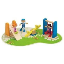 Maison De Poupées Accessoires 'Parc De Jeux' Hape® - Jouets Hape® -Bois Jouets Magasin maison de poupees accessoires parc de jeux hape jouets hape 3