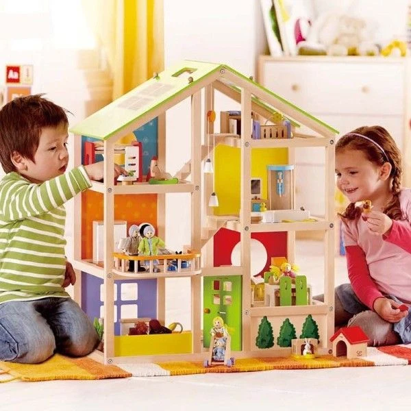 Maison De Poupées En Bois 'Toute Saison' Meublée Hape® - Jouets En Bois Hape® 5 Maison De Poupées En Bois 'Toute Saison' Meublée Hape® - Jouets En Bois Hape® – Image 3