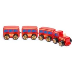 Petit Train En Bois Classic Express Cubika® - Jouets Bois -Bois Jouets Magasin petit train en bois classic express cubika jouets bois 1