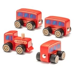 Petit Train En Bois Classic Express Cubika® - Jouets Bois -Bois Jouets Magasin petit train en bois classic express cubika jouets bois 3