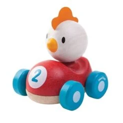 Petite Voiture Coq De Course'PlanWood' - Jouet En Bois Plantoys