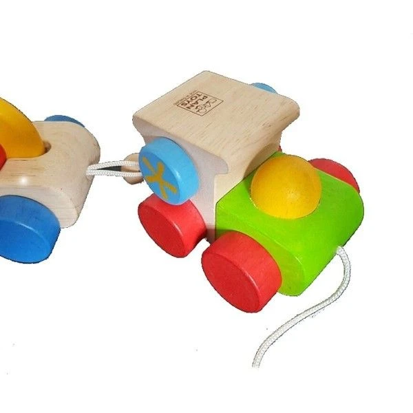 Plantoys Jouets Train En Bois'Joyeuse Locomotive' - Jouet En Bois 4 Plantoys Jouets Train En Bois'Joyeuse Locomotive' - Jouet En Bois – Image 2