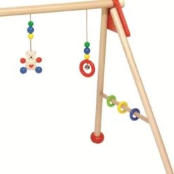 Portique D'activité En Bois Ourson Petit Cœur Heimess® - Jouet Bébé Bio -Bois Jouets Magasin portique d activite en bois ourson petit coeur heimess jouet bebe bio 3