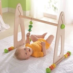 Portique D'activité HABA® Grenouille - Portique Trapèze Bébé -Bois Jouets Magasin portique d activite haba grenouille portique trapeze bebe 3