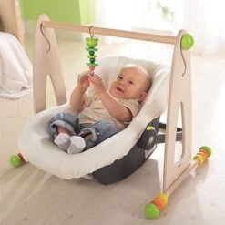Portique D'activité HABA® Grenouille - Portique Trapèze Bébé -Bois Jouets Magasin portique d activite haba grenouille portique trapeze bebe 4