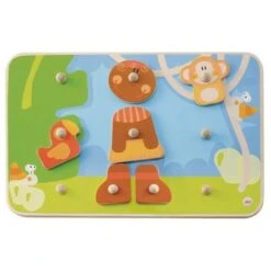 Puzzle à Boutons Créatif Savane 30 Pièces Sevi 1831- Puzzle En Bois -Bois Jouets Magasin puzzle a boutons creatif savane sevi 1831 puzzle en bois 1 2