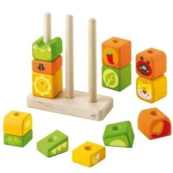 Puzzle De Cubes à Empiler Animaux D'AfriqueSevi 1831-Cubes En Bois -Bois Jouets Magasin puzzle de cubes a empiler animaux d afrique sevi 1831 cubes en bois 2