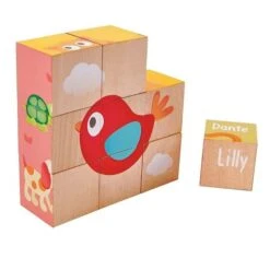 Puzzle De Cubes Puppy Et Ses Amis Hape - Jouets Hape