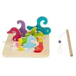 Puzzle En Bois 2 En 1 Pêche à La Ligne Boikido® - Jouet En Bois -Bois Jouets Magasin puzzle en bois 2 en 1 peche a la ligne boikido jouet en bois 2