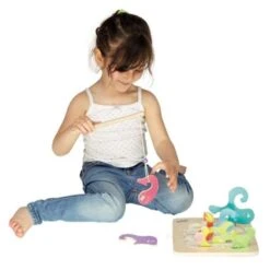 Puzzle En Bois 2 En 1 Pêche à La Ligne Boikido® - Jouet En Bois -Bois Jouets Magasin puzzle en bois 2 en 1 peche a la ligne boikido jouet en bois 3