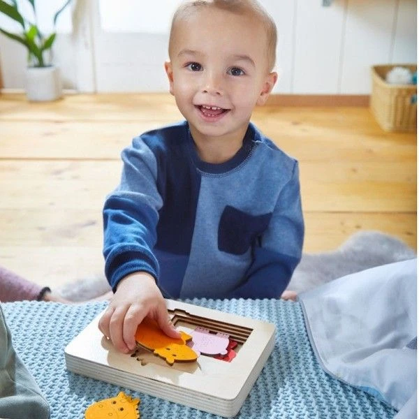 Puzzle En Bois Animaux De La Ferme HABA® - Puzzles Bois 1er Age 5 Puzzle En Bois Animaux De La Ferme HABA® - Puzzles Bois 1er Age – Image 3