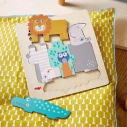 Jouets En Bois Puzzle Dans La Jungle HABA® - Puzzles Bois 1er Age -Bois Jouets Magasin puzzle en bois dans la jungle haba puzzles bois 1er age 2