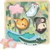 Puzzle Encastrement Tactile Jungle Vilac® Par Michelle Carlslund- Jouets En Bois -Bois Jouets Magasin puzzle encastrement tactile jungle vilac par michelle carlslund jouets en bois