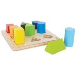 Puzzle Jeu De Formes Et De Couleurs Hape® - Jouets En Bois Bébé -Bois Jouets Magasin puzzle jeu de formes et de couleurs hape jouets en bois bebe 4