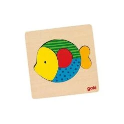 Puzzles Goki Animaux 3 Pièces- Jouets En Bois -Bois Jouets Magasin puzzles goki animaux jouets en bois 2