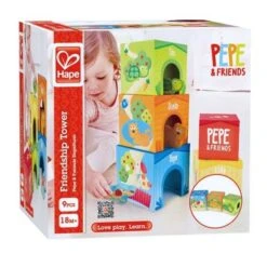 Pyramide De Cubes à Empiler Puppy Et Ses Amis Hape®- Jouets Hape -Bois Jouets Magasin pyramide de cubes a empiler puppy et ses amis jouets hape 3