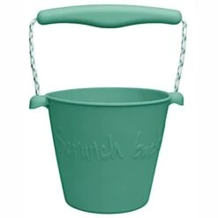 Seau De Plage Enfant En Silicone Menthe Scrunch® - Jouets De Plage
