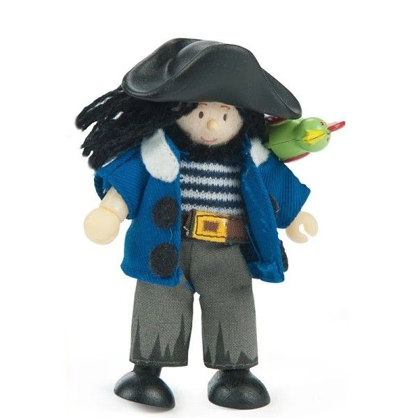 Set 3 Figurines Poupées Pirates Boucaniers Budkins Le Toy Van® - Jouets En Bois 6 Set 3 Figurines Poupées Pirates Boucaniers Budkins Le Toy Van® - Jouets En Bois – Image 4