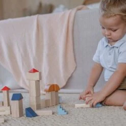 Set 30 Blocs De Construction Château Fort Orchard Plantoys® - Jouet En Bois -Bois Jouets Magasin set 30 blocs de construction chateau fort orchard plantoys jouet en bois 3