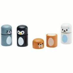 Set 4 Animaux De L'Arctique à Associer Plantoys® - Jouet Bébé En Bois -Bois Jouets Magasin set 4 animaux de l arctique a associer plantoys jouet bebe en bois 2