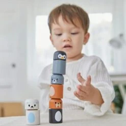 Set 4 Animaux De L'Arctique à Associer Plantoys® - Jouet Bébé En Bois -Bois Jouets Magasin set 4 animaux de l arctique a associer plantoys jouet bebe en bois 5