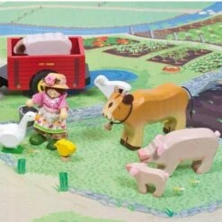 Set De La Ferme 9 Animaux En BoisLe Toy Van®- Jouets En Bois -Bois Jouets Magasin set de la ferme 9 animaux en bois le toy van jouets en bois 3