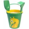 Set De Plage Seau, Râteau, Tamis, Pelle Vert Hippocampe En Algoblend (Algue) Coq En Pâte® - BioPlastic -Bois Jouets Magasin set de plage seau rateau tamis pelle vert hippocampe en algoblend algue coq en pate bioplastic