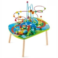 Table D'activités Circuit Train Jungle Hape® - Jouets En Bois Bébé -Bois Jouets Magasin table d activites circuit train jungle hape jouets en bois bebe 1