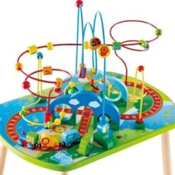 Table D'activités Circuit Train Jungle Hape® - Jouets En Bois Bébé -Bois Jouets Magasin table d activites circuit train jungle hape jouets en bois bebe 2