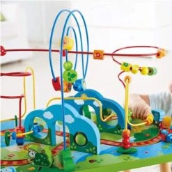 Table D'activités Circuit Train Jungle Hape® - Jouets En Bois Bébé -Bois Jouets Magasin table d activites circuit train jungle hape jouets en bois bebe 4