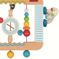 Tableau D'activité En Bois Confetti Heimess® - Jouets Bébé Bio -Bois Jouets Magasin tableau d activite en bois confetti heimess jouets bebe bio 2