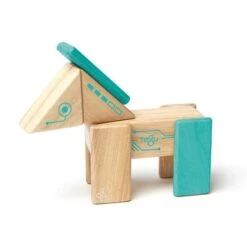Tegu® Set Robot Cubes En Bois Magnétiques- Jouets En Bois