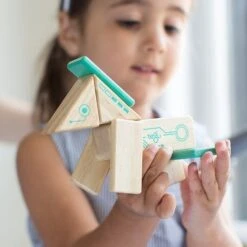 Tegu® Set Robot Cubes En Bois Magnétiques- Jouets En Bois -Bois Jouets Magasin tegu set robo cubes en bois magnetiques jouets en bois 8