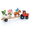 Tracteur Remorque Animaux De La Ferme Empil'animo Ingela P.Arrhenius Vilac® - Jouets En Bois -Bois Jouets Magasin tracteur remorque animaux de la ferme empil animo ingela parrhenius vilac jouets en bois
