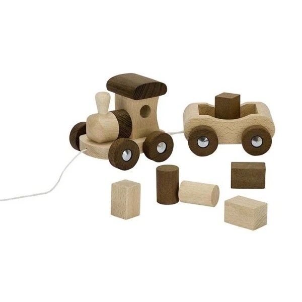 Train De Cubes En Bois Naturel Vancouver Goki - Train En Bois 4 Train De Cubes En Bois Naturel Vancouver Goki - Train En Bois – Image 2