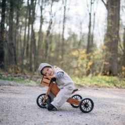 Tricycle évolutif Draisienne En Bois 2 En 1 Tiny Tot 10" Bambou Kinderfeets®- Draisienne 1 An -Bois Jouets Magasin tricycle evolutif draisienne en bois 2 en 1 tiny tot 10 bambou kinderfeets 5