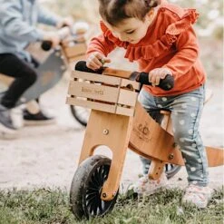 Tricycle évolutif Draisienne En Bois 2 En 1 Tiny Tot Plus 12" Bambou Kinderfeets® - Tricycle Bois -Bois Jouets Magasin tricycle evolutif draisienne en bois 2 en 1 tiny tot plus 12 bambou kinderfeets tricycle bois 2