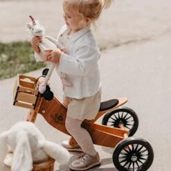 Tricycle évolutif Draisienne En Bois 2 En 1 Tiny Tot Plus 12" Bambou Kinderfeets® - Tricycle Bois -Bois Jouets Magasin tricycle evolutif draisienne en bois 2 en 1 tiny tot plus 12 bambou kinderfeets tricycle bois 3