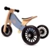 Tricycle évolutif Draisienne En Bois 2 En 1 Tiny Tot Plus 12" Bleu Ardoise Kinderfeets® - Tricycle Bois -Bois Jouets Magasin tricycle evolutif draisienne en bois 2 en 1 tiny tot plus 12 bleu ardoise kinderfeets tricycle bois